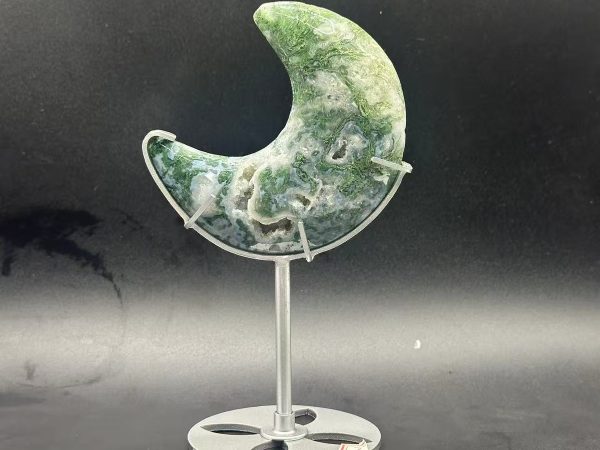 Moss Agate Crystal Sphere 5-6cm